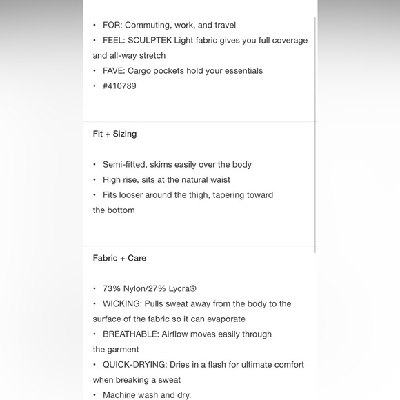 NWT Athleta Venice High Rise Jogger size XS - Picture 8 of 8